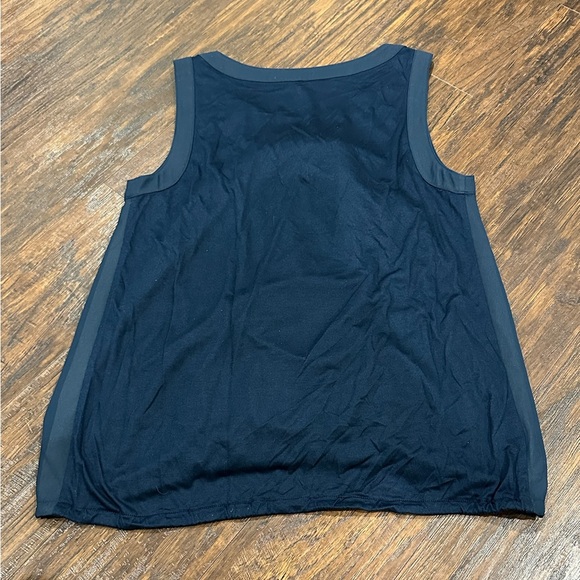 Ann Taylor Navy & White Sleeveless Top Size S - Picture 2 of 8